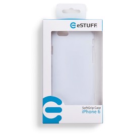 eSTUFF iPhone 6 SoftGrip Case - Hvid